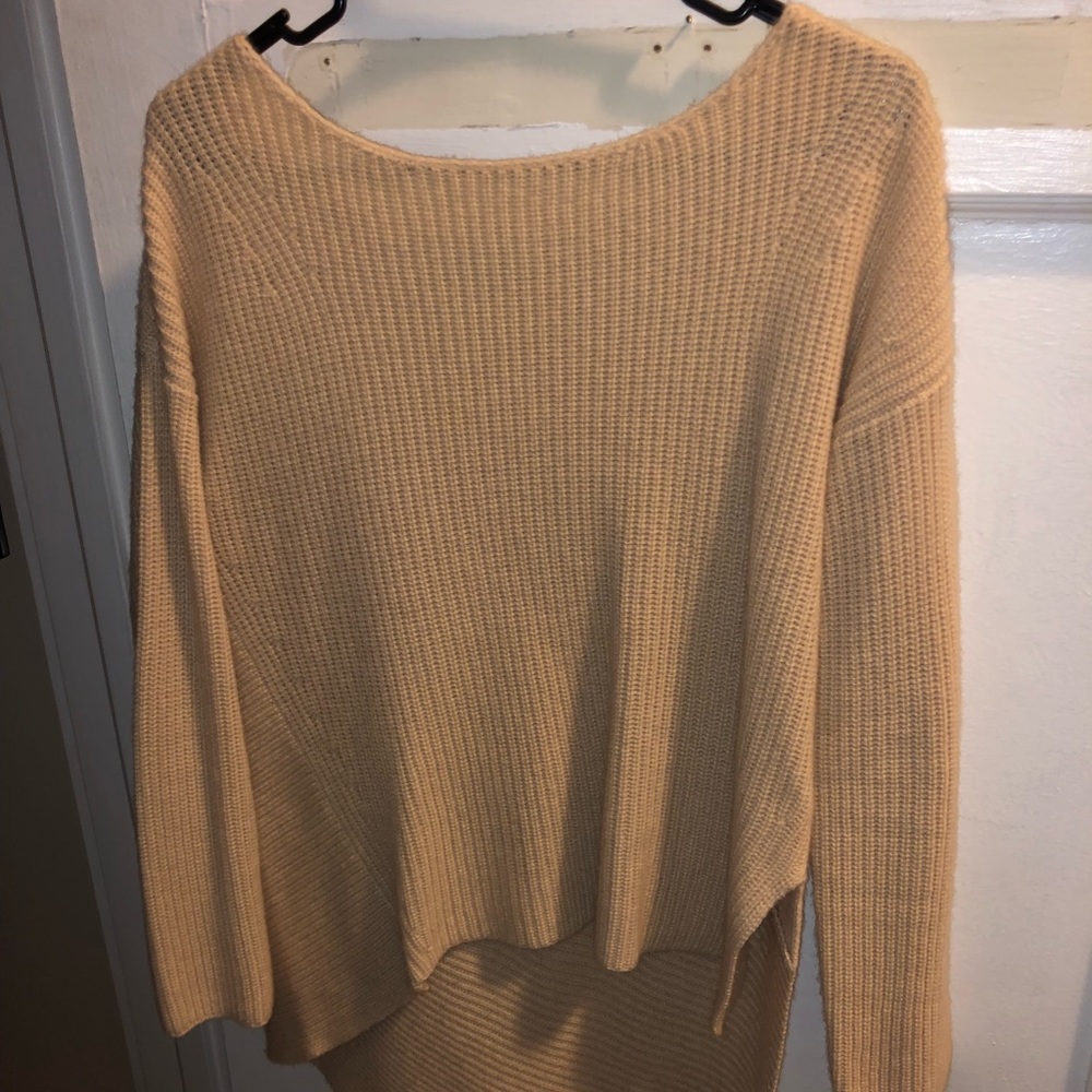 100 % CASHMERE NEIMAN MARCUS asymmetrical sweater